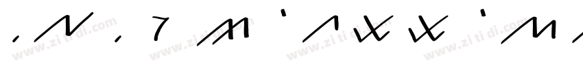 ULU 7 SEGMmENT Regu字体转换